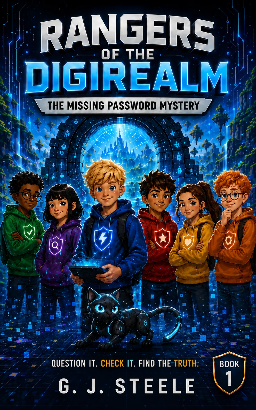 Rangers of the DigiRealm Book 1: The Missing Password Mystery by G. J. Steele